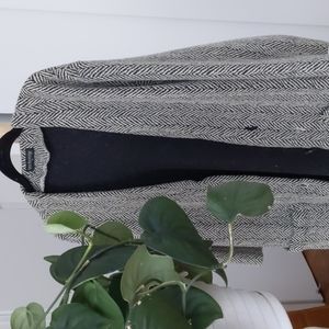 Vintage | wool herringbone cardigan